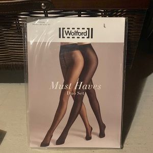 Wolford duo set. Individual 10 and velvet de luxe 50